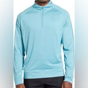 Men's Long Sleeve Golf Polo - Teal - Walter Hagen - S